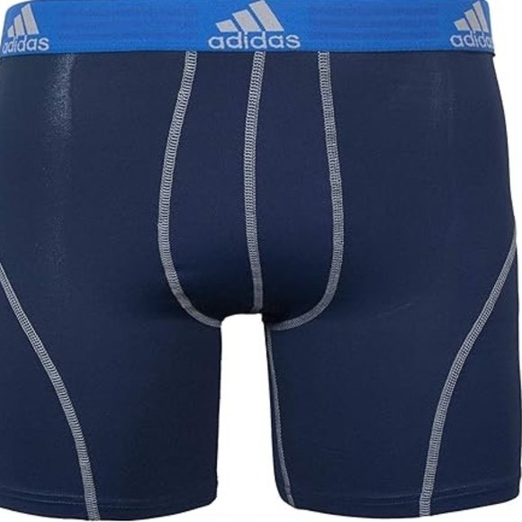 NEW-ADIDAS Men's Sport Performance 2-Pack Boxer B- XL NIGHT INDIGO/LIGHT ONIX - Picture 1 of 2